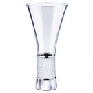 Vase aus klarem Kristall