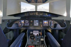 Flugsimulator Passagierflugzeug