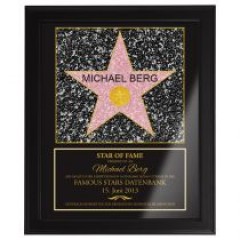 Star of Fame - personalisiertes Bild