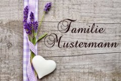 Fußmatte Landhaus zum Personalisieren