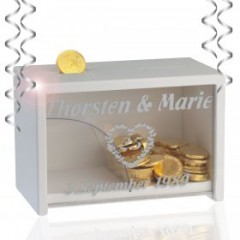 Spardose zur Silberhochzeit