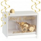 Spardose Goldene Hochzeit zum Personalisieren