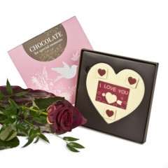 Rose  Schokolade - I love you