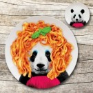 lustiger Teller - Panda