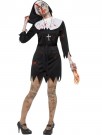 Zombie Blutbesudelte Nonne Kostüm