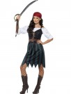 Piratin Kostüm Damen Large