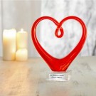 Herz aus Glas mit Gravur - Weltbeste Mutter