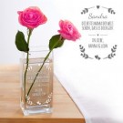 Vase für Mama - personalisiert