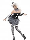 Pierrot Clown-Kostüm 