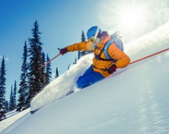 Skifahren mit Guide in Saalbach Hinterglemm für 4 Personen