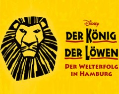 König der Löwen  Übernachtung in Hamburg für 2 Personen