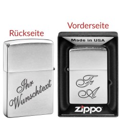 graviertes Zippo Feuerzeug