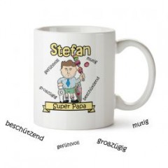 Tasse für deinen persönlichen Super Papa
