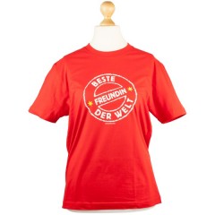 rotes T-Shirt für die Beste Freundin
