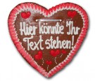 Personalisiertes XXL-Lebkuchenherz für deine Liebsten