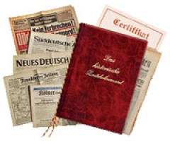 Original Tageszeitung von 1900 bis 2009